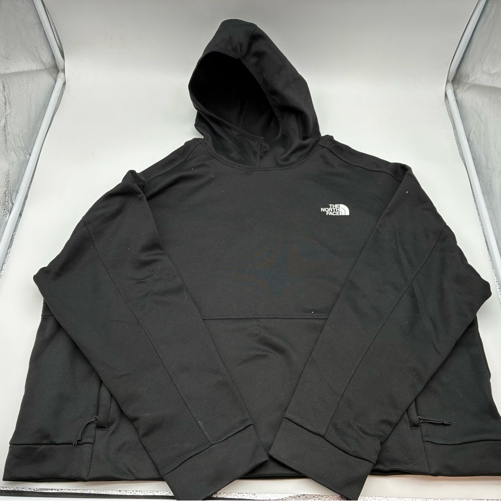The North Face Black Hoodie with Logo, XXL